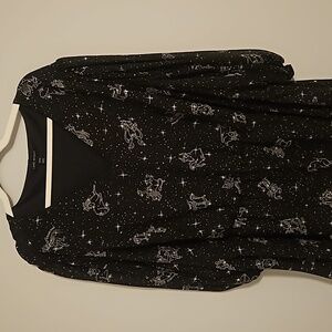 Lane Bryant Zodiac Design Blouse